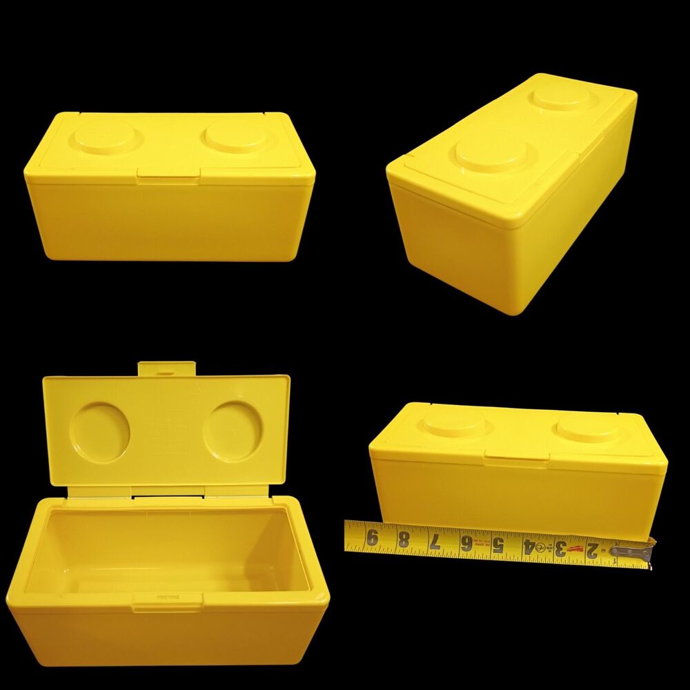 One CHUBS Stackable Empty Baby Wipe Container Yellow